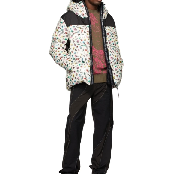 Moncler Men's Mazod Short Down Jacket Snow White sz 5. - Picture 2 of 9